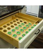 K-Cup Drawer Insert - Fits Best in B24 or DB24-3 Cleveland - Town Sell Cabinets