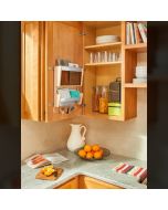 Door Mount Mail Organizer (Natural Wood) - Fits Best in W1830, W1836, or W1842 Cleveland - Town Sell Cabinets