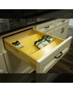 Cut-To-Size Wood Spice Drawer Insert - Fits Best in B15, DB15-3 B18, or DB18-3 Cleveland - Town Sell Cabinets