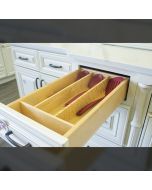 Cut-To-Size Wood Utility Tray Insert - Fits Best in B18, DB18-3, B21, or DB21-3 Cleveland - Town Sell Cabinets