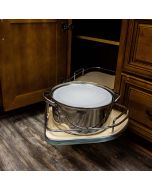 Cloud Single Tier Blind Corner Organizer - Fits Best in BLB42/45L Cleveland - Town Sell Cabinets