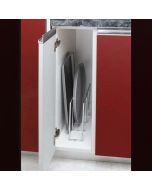 U-Shaped Tray Divider in Chrome-Fits Best in B9FHD, B12, W361824, W362424, W331824, or W332424 Cleveland - Town Sell Cabinets