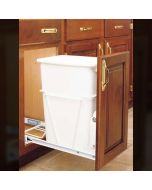 1-35 Quart Waste Containers with Full Extension Slides - Fits Best in B15 Cleveland - Town Sell Cabinets