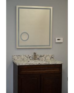 Aries Quartz Undermount Single Sink Bathroom Vanity Top 49" x 22" Cleveland - Town Sell Cabinets