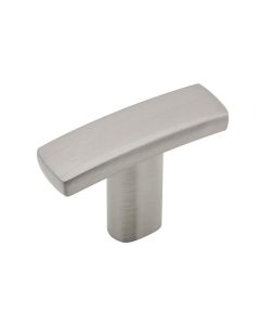 Brushed Nickel Transitional Metal Knob 1-1/2 in Cleveland - Town Sell Cabinets