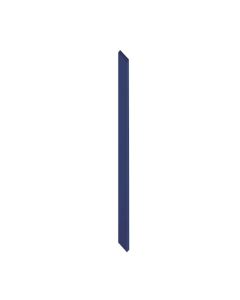 Navy Blue Shaker Wall Filler 3"W x 96"H Cleveland - Town Sell Cabinets