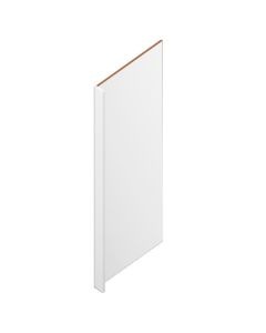 Summit Shaker White Refrigerator End Panel 1-1/2"W x 90"H Cleveland - Town Sell Cabinets