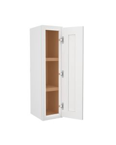 Summit Shaker White Wall Cabinet 9"W x 36"H Cleveland - Town Sell Cabinets