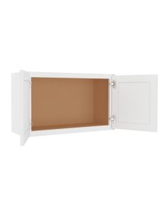 Summit Shaker White Wall Cabinet 30"W x 18"H Cleveland - Town Sell Cabinets