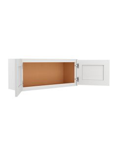 Summit Shaker White Wall Cabinet 36"W x 15"H Cleveland - Town Sell Cabinets