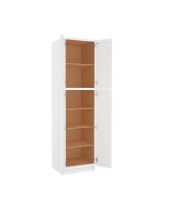 Charleston Linen Utility Cabinet 24"W x 90"H Cleveland - Town Sell Cabinets