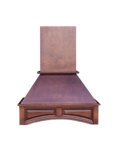 Saddle Angled Hood 36" Cleveland - Town Sell Cabinets