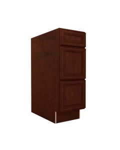 3 Drawer Base Cabinet 12" Cleveland - Town Sell Cabinets