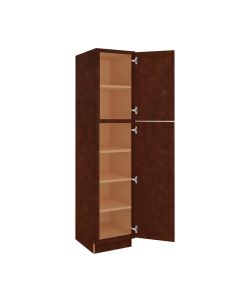 Charleston Saddle Utility Cabinet 18"W x 84"H Cleveland - Town Sell Cabinets