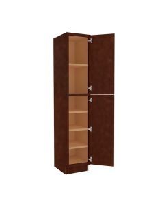 Charleston Saddle Utility Cabinet 18"W x 96"H Cleveland - Town Sell Cabinets