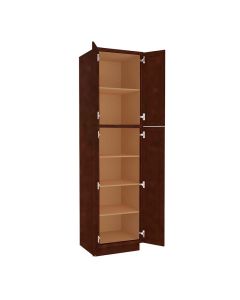Charleston Saddle Utility Cabinet 24"W x 96"H Cleveland - Town Sell Cabinets