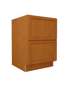 DB24-2 - 2 Drawer Base Cabinet 24" Cleveland - Town Sell Cabinets