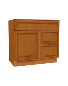 V3021D-R - Vanity Sink Base Drawer Right Cabinet 30" Cleveland - Town Sell Cabinets