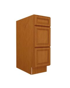 VDB1221-3 - Vanity Drawer Base Cabinet 12" Cleveland - Town Sell Cabinets