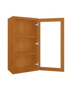 WM1836GDFI - Wall Glass Door Cabinet with Finished Interior 18" x 36" Cleveland - Town Sell Cabinets