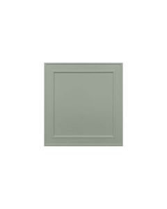Craftsman Lily Green Shaker Vanity Base Decorative Door Panel 21" Cleveland - Town Sell Cabinets