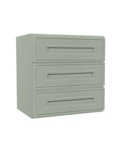 Craftsman Lily Green Shaker WD1818 - Wall Drawer 18" Cleveland - Town Sell Cabinets