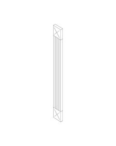 Wall Fluted Filler 3" x 42" Cleveland - Town Sell Cabinets