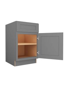 Grey Shaker Elite Base Cabinet 21" Cleveland - Town Sell Cabinets