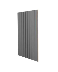 Grey Shaker Elite Shiplap Plywood Panel 96"W x 42"H Cleveland - Town Sell Cabinets