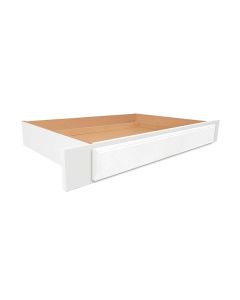 Craftsman White Shaker Knee Drawer Cleveland - Town Sell Cabinets