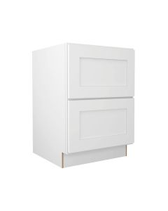 2 Drawer Base Cabinet 24" Cleveland - Town Sell Cabinets