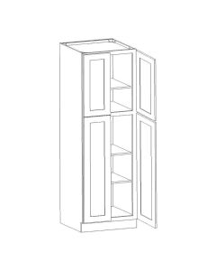 York Linen Utility Cabinet 24"W x 96"H Cleveland - Town Sell Cabinets
