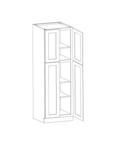 York Linen Utility Cabinet 30"W x 90"H Cleveland - Town Sell Cabinets