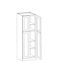 York Linen Utility Cabinet 30"W x 96"H Cleveland - Town Sell Cabinets