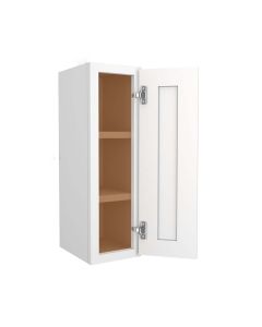 Colorado Shaker White Wall Cabinet 9"W x 39"H Cleveland - Town Sell Cabinets