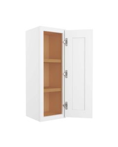 Colorado Shaker White Wall Cabinet 12"W x 39"H Cleveland - Town Sell Cabinets