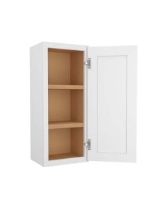 Colorado Shaker White Wall Cabinet 15"W x 39"H Cleveland - Town Sell Cabinets