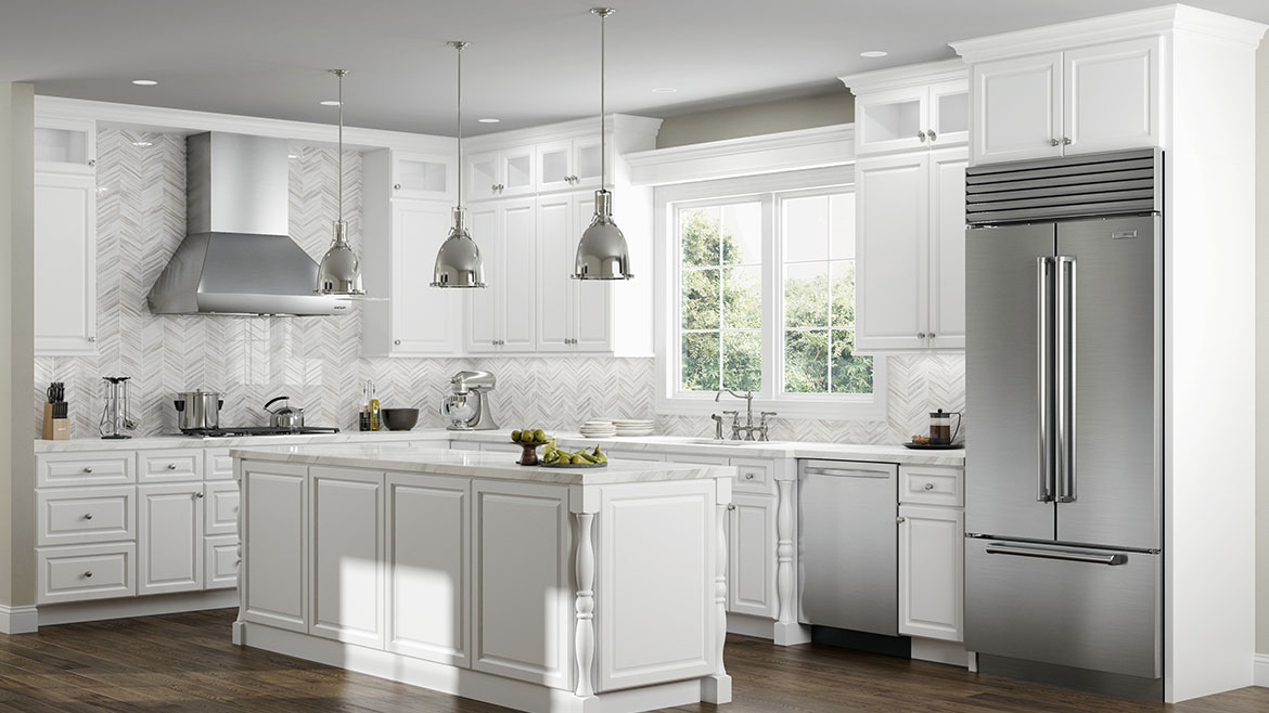 Key Largo White Cleveland - Town Sell Cabinets