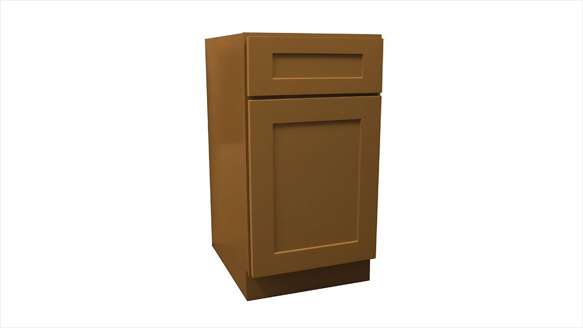Shaker Cinnamon Cleveland - Town Sell Cabinets