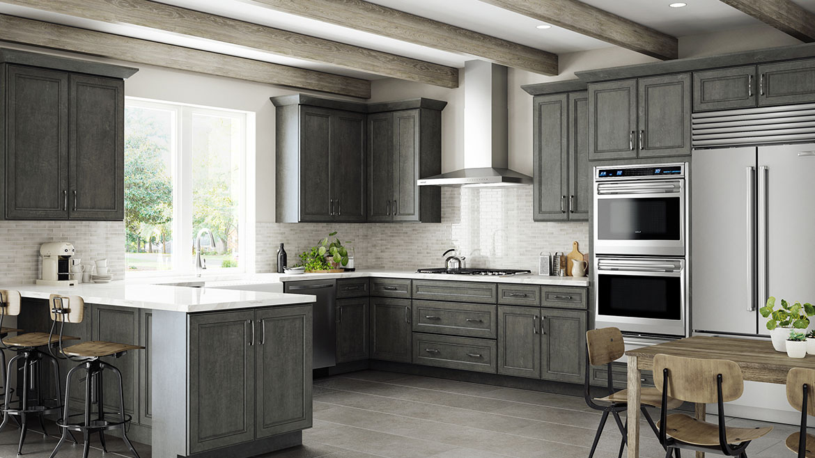 York Driftwood Grey Cleveland - Town Sell Cabinets