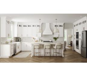 Craftsman White Shaker Cleveland - Town Sell Cabinets