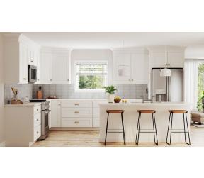 Colorado White Shaker Cleveland - Town Sell Cabinets