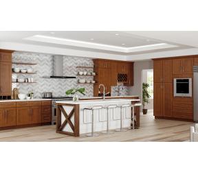 Shaker Cinnamon Cleveland - Town Sell Cabinets