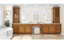 Charleston Toffee Bath Vanities Cleveland - Town Sell Cabinets