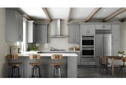 Grey Shaker Elite Cleveland - Town Sell Cabinets