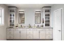 Key Largo White Bath Vanities Cleveland - Town Sell Cabinets